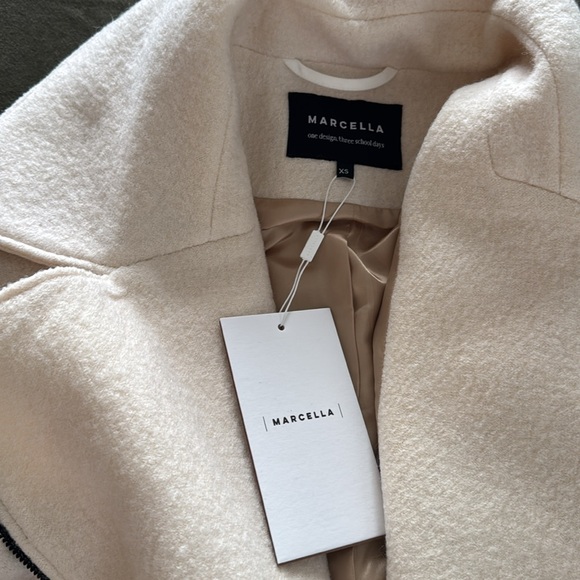Marcella New York XS Cream Harvey Jacket - New With Tags + Never Worn - Picture 7 of 9